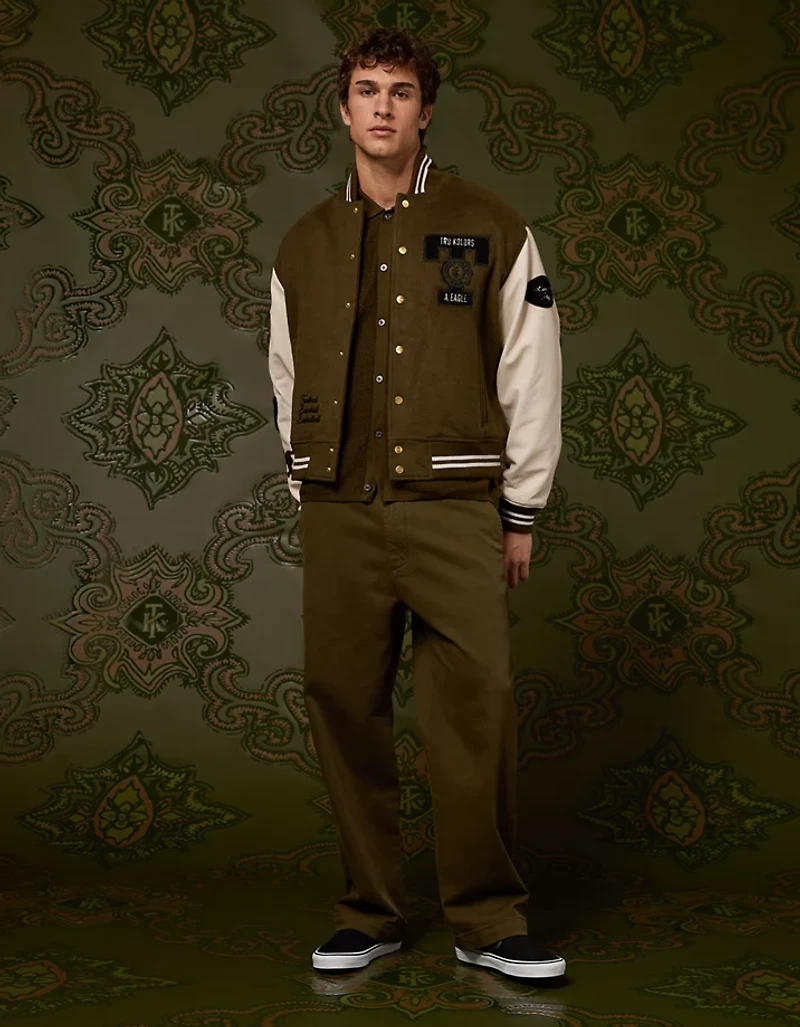 AE x Tru Kolors Varsity Jacket