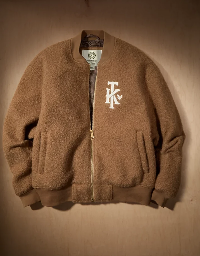 AE x Tru Kolors Sherpa Bomber Jacket