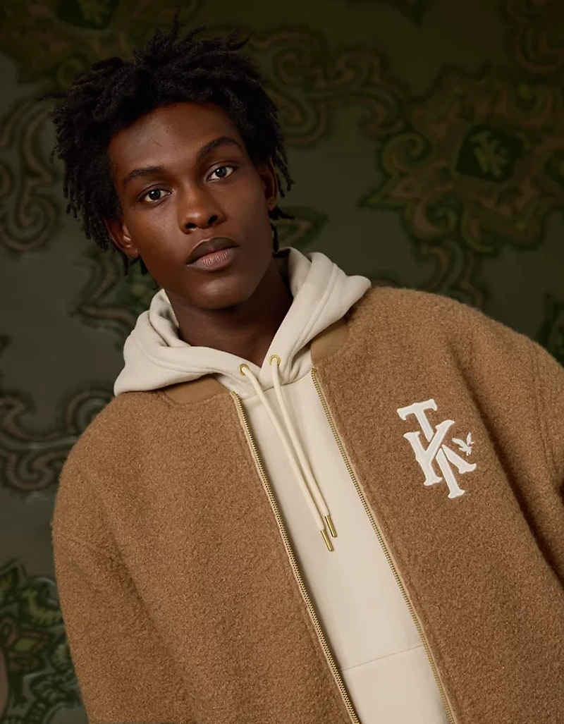 AE x Tru Kolors Sherpa Bomber Jacket