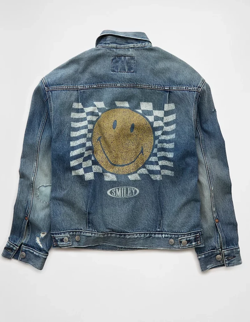 AE | Smiley® Denim Trucker Jacket