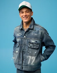 AE | Smiley® Denim Trucker Jacket