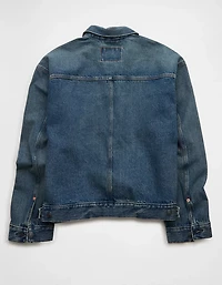 AE Relaxed Fit Denim Utility Jacket