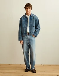 AE Relaxed Fit Denim Utility Jacket