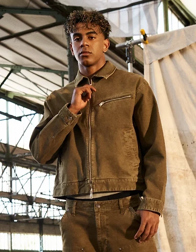 AE x Lamine Yamal Cropped Workwear Jacket