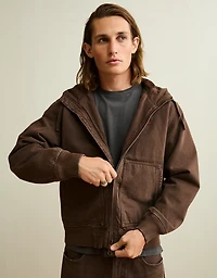 AE x Lamine Yamal Hooded Denim Jacket