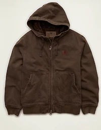 AE x Lamine Yamal Hooded Denim Jacket