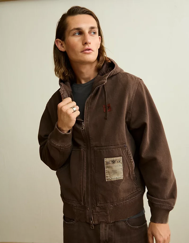 AE x Lamine Yamal Hooded Denim Jacket