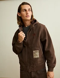 AE x Lamine Yamal Hooded Denim Jacket