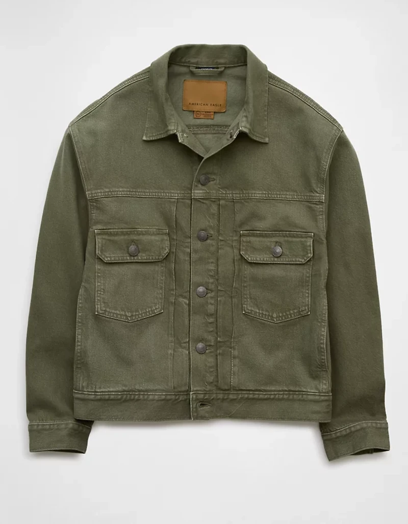AE Boxy Denim Trucker Jacket