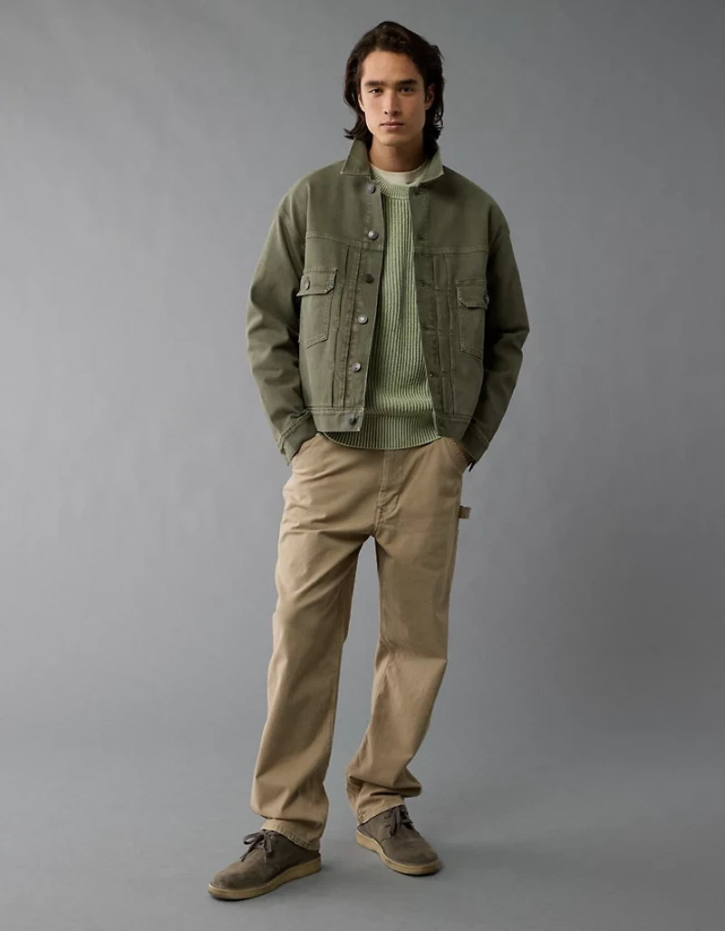 AE Boxy Denim Trucker Jacket