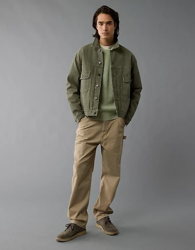 AE Boxy Denim Trucker Jacket
