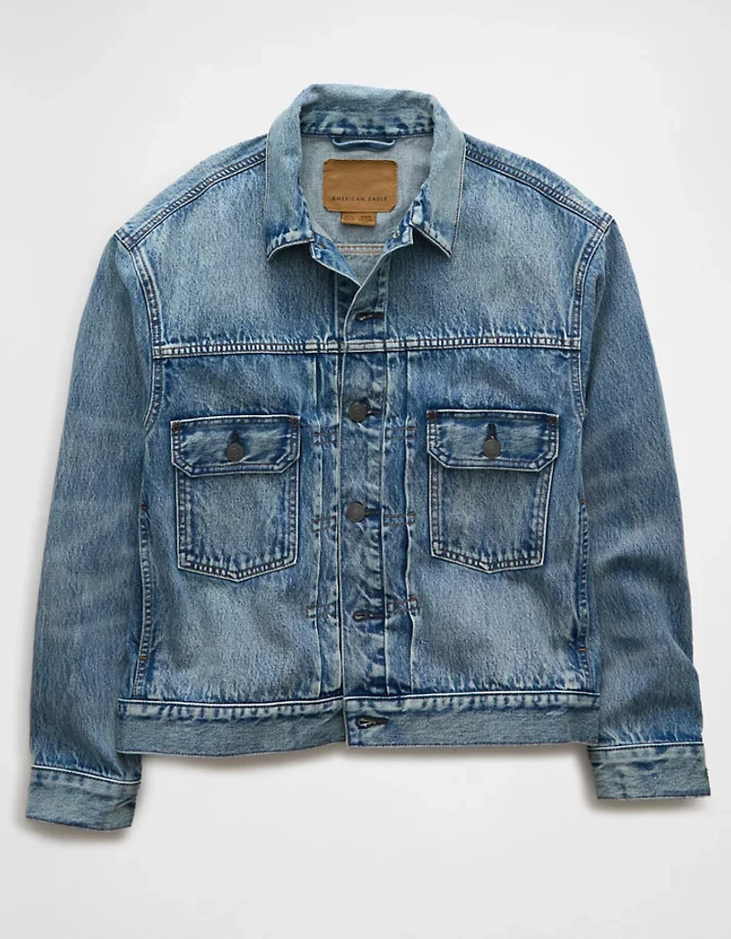AE Boxy Denim Trucker Jacket