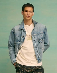 AE Boxy Denim Trucker Jacket