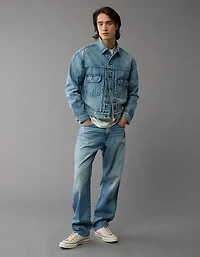 AE Boxy Denim Trucker Jacket