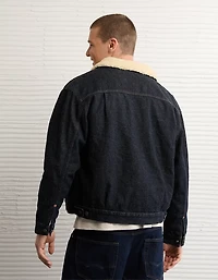 AE Sherpa Denim Jacket