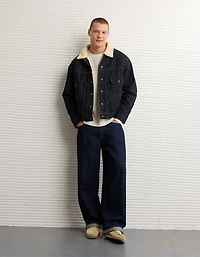 AE Sherpa Denim Jacket