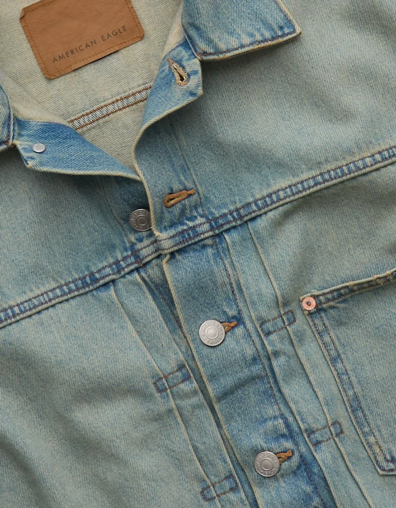 Veste en denim de coupe décontractée AE