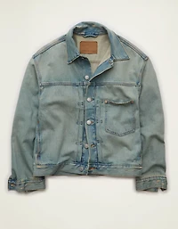Veste en denim de coupe décontractée AE