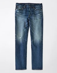 Jean coupe droite décontractée d’aspect vieilli EasyFlex AE