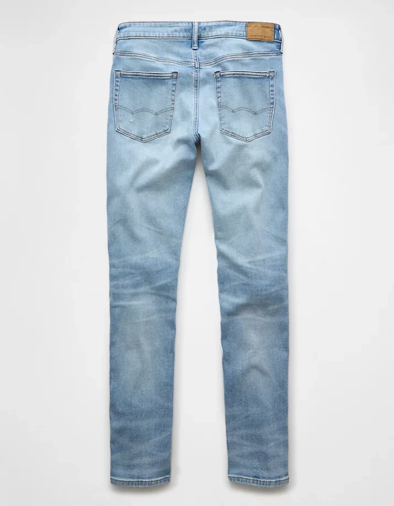 Jean moulant à coupe athlétique rapiécé AirFlex+ AE