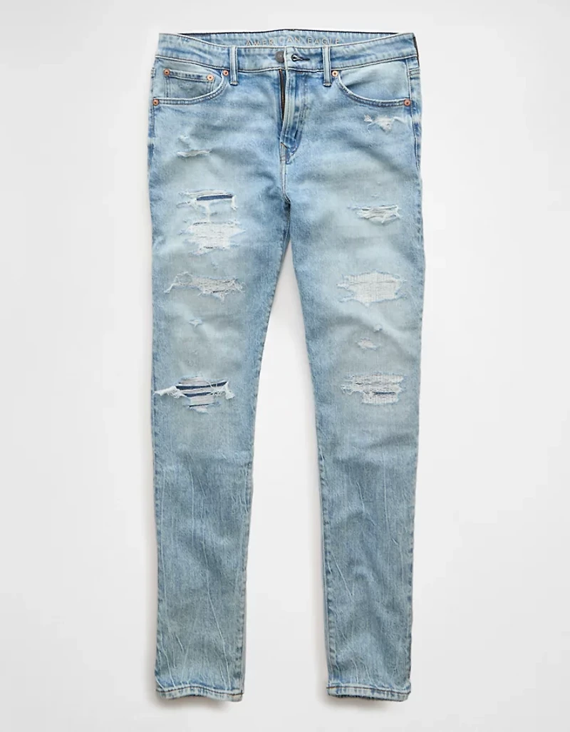 AE AirFlex+ TENCEL™ Fibers Patched Athletic Skinny Jean