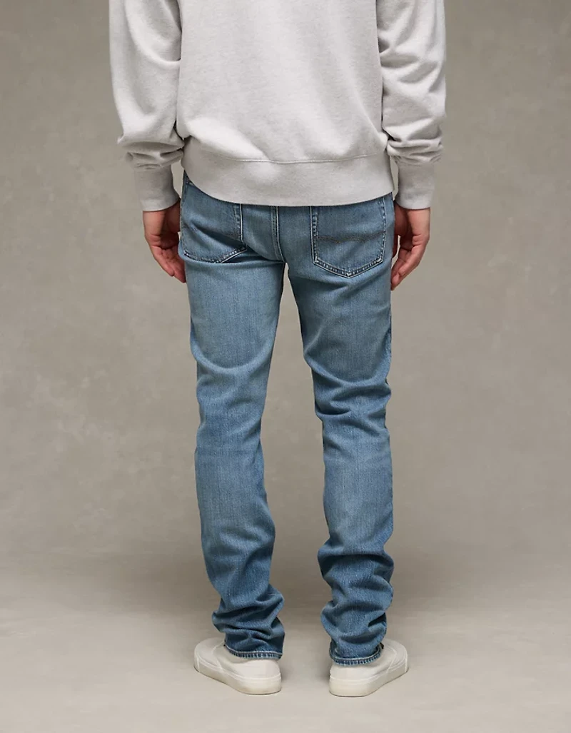 Jean étroit rapiécé en fibres TENCEL™ AirFlex+ AE