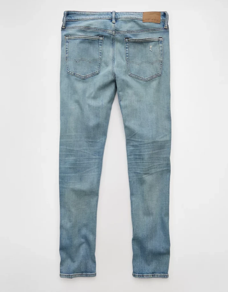 Jean étroit rapiécé en fibres TENCEL™ AirFlex+ AE