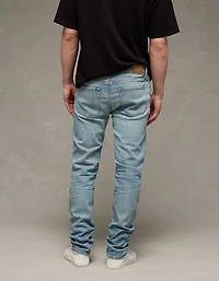 Jean étroit rapiécé en fibres TENCEL™ AirFlex+ AE