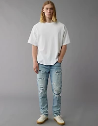 Jean à coupe athlétique rapiécé AirFlex+ AE