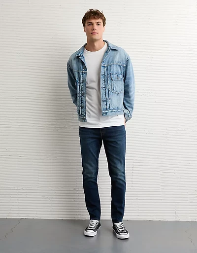 Jean à coupe athlétique en fibres TENCEL™ AirFlex+ AE