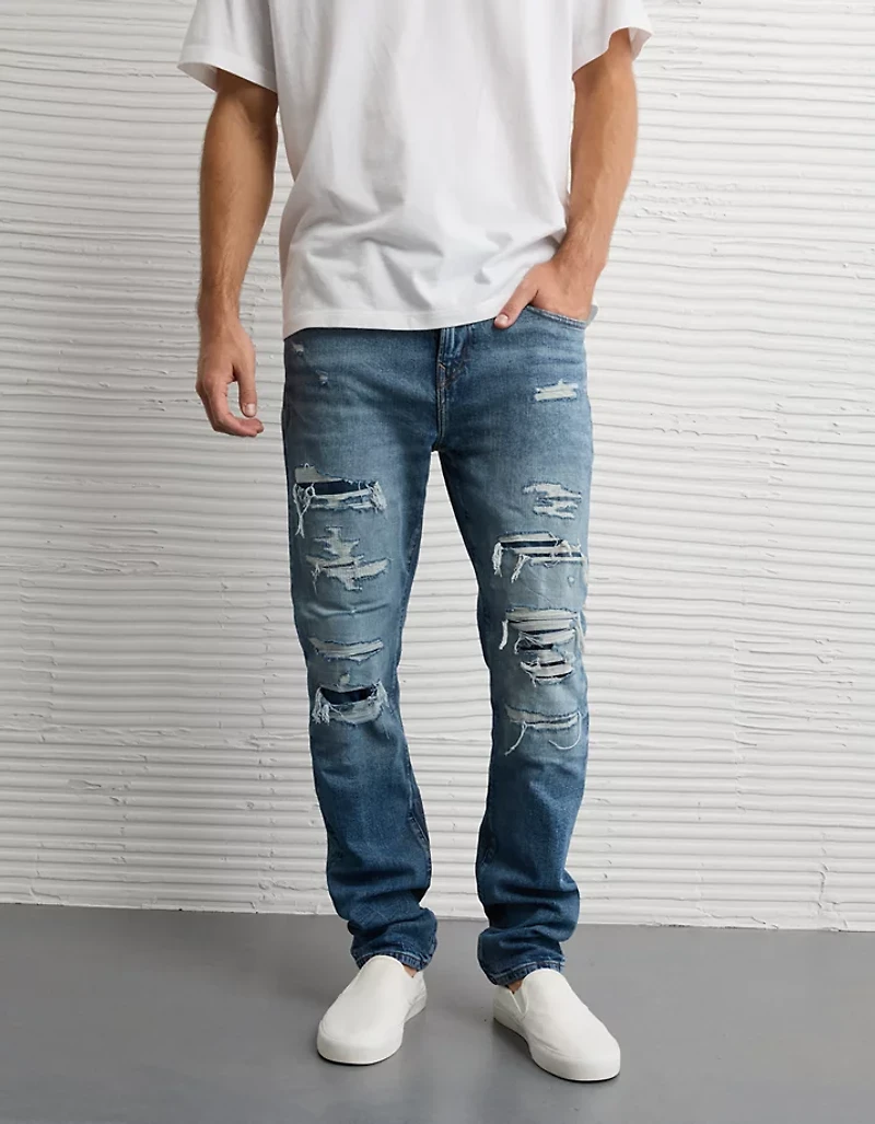 AE AirFlex+ TENCEL™ Fibers Patched Athletic Fit Jean