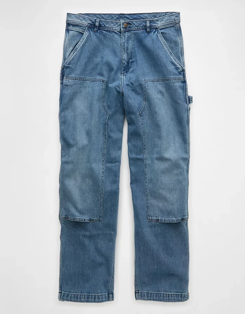 Timberland x AE Wide-Leg Denim Work Pant
