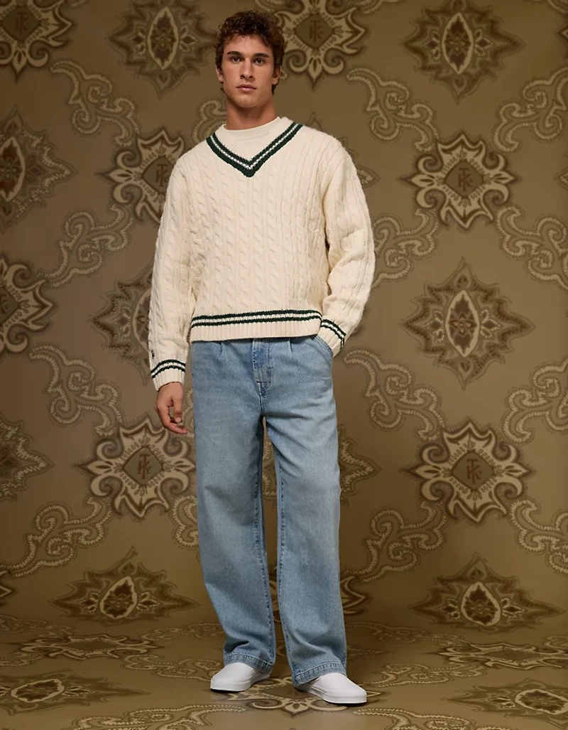 AE x Tru Kolors Pleated Denim Trouser