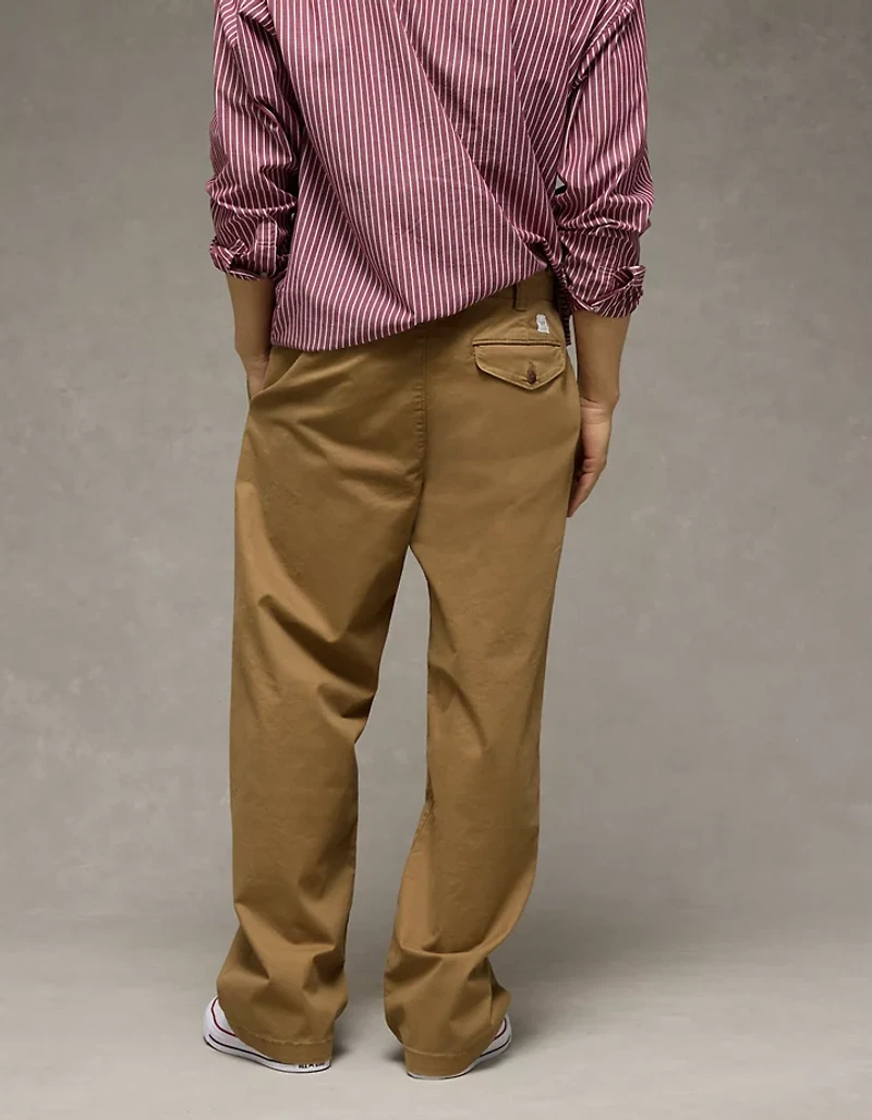 AE Flex Baggy Lived-In Khaki Pant