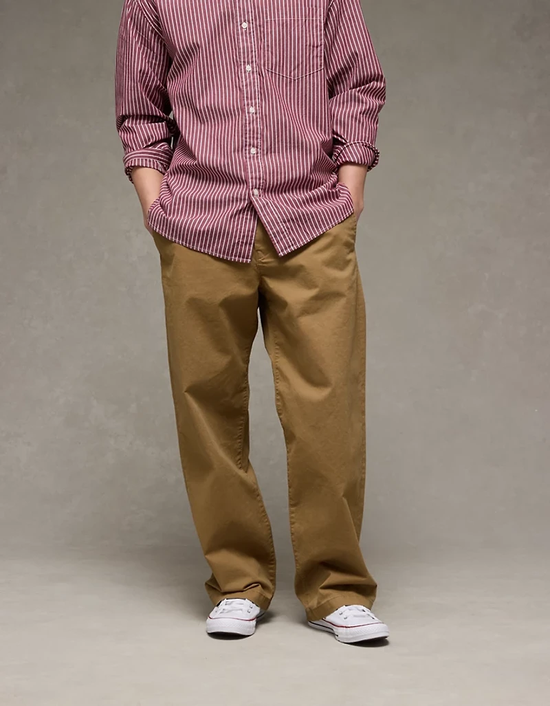AE Flex Baggy Lived-In Khaki Pant