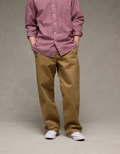 AE Flex Baggy Lived-In Khaki Pant