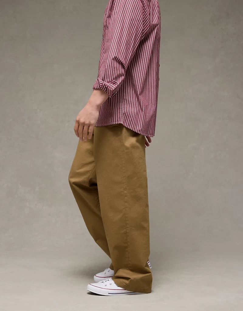 AE Flex Baggy Lived-In Khaki Pant