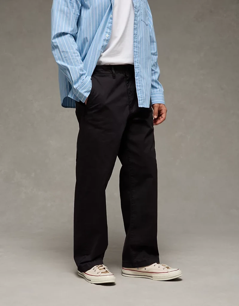 AE Flex Loose Lived-In Khaki Pant