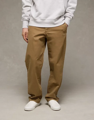 Pantalon kaki lâche de style déjà porté Flex AE