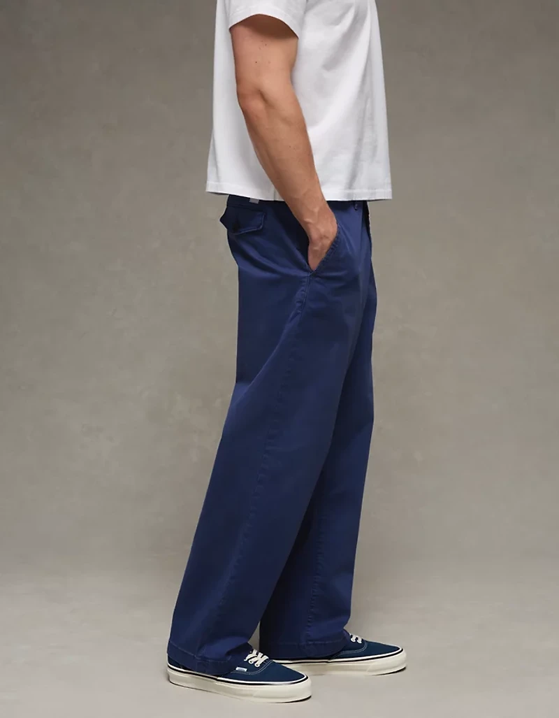 AE Flex Loose Lived-In Khaki Pant
