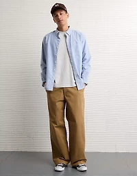 Pantalon kaki ultra ample déjà porté Flex AE