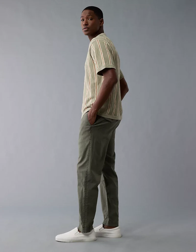 AE Flex Linen-Blend Athletic Fit Pull-On Pant