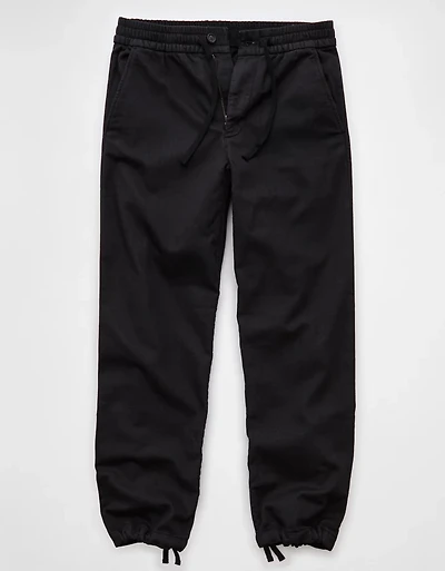 Pantalon à taille élastique lâche douillet AE