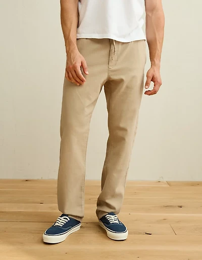 Pantalon à enfiler droit original en sergé ChillTwill AE