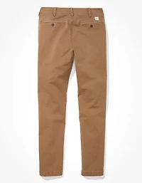 Pantalon kaki à coupe droite ajustée style déjà porté Flex AE