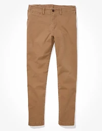 Pantalon kaki à coupe droite ajustée style déjà porté Flex AE