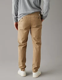 Pantalon kaki à coupe droite ajustée style déjà porté Flex AE