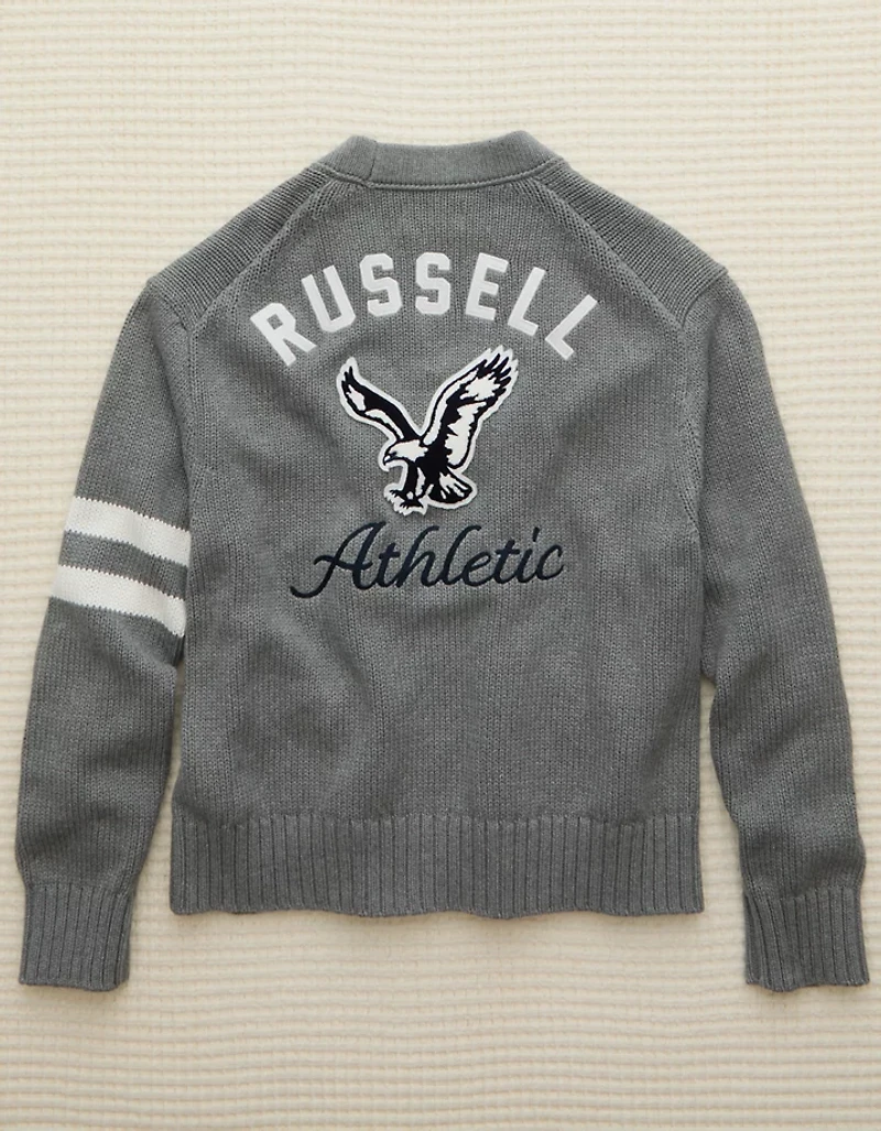 AE x Russell Athletic Varsity Cardigan Sweater
