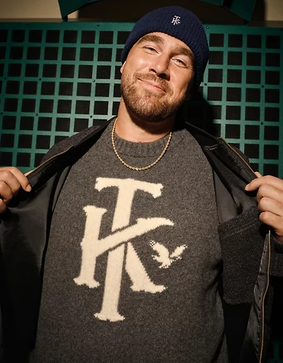 AE x Tru Kolors Wool-Cashmere Crew Neck Sweater