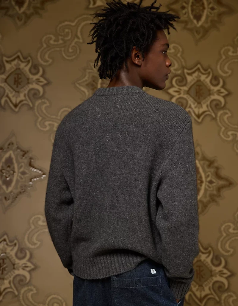 Chandail à col rond en laine et cachemire AE x Tru Kolors
